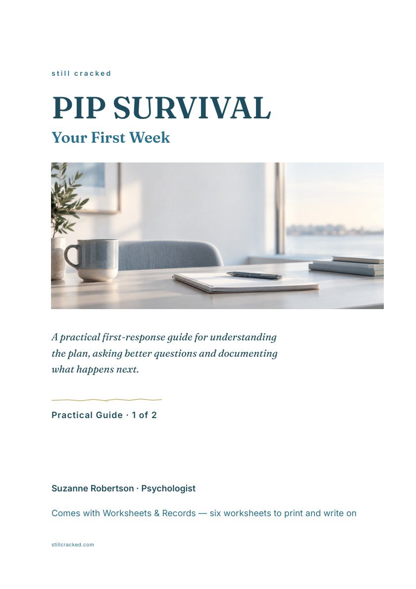 Cover of PIP Survival &mdash; Your First Week, Still Cracked